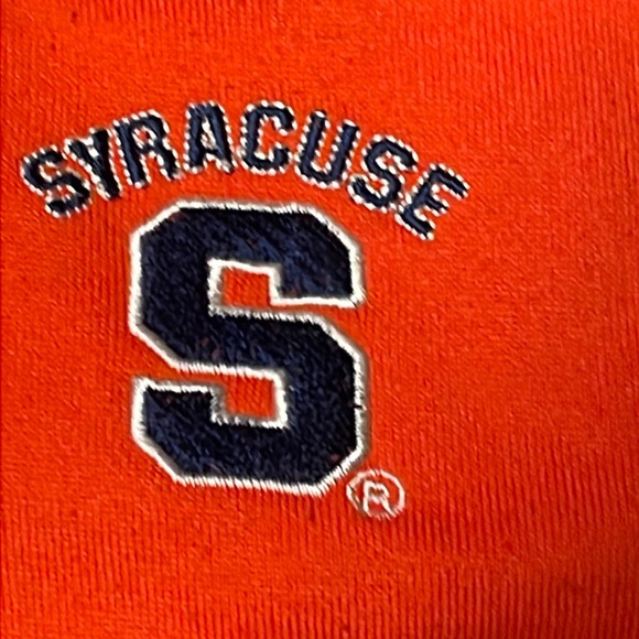 Syracuse University Sweatshirt 1/2 zip - Picture 2 of 4